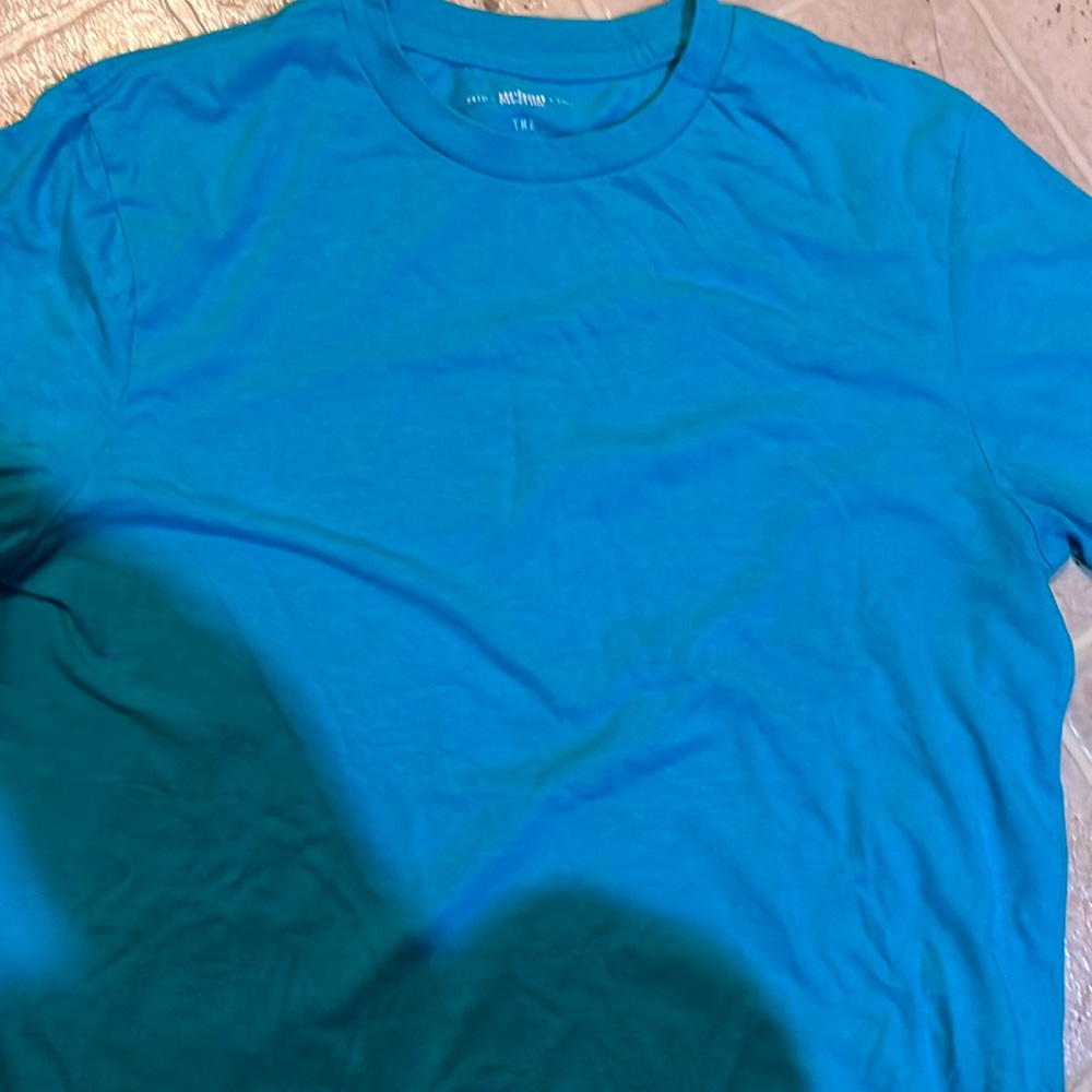 All baby blue shirt